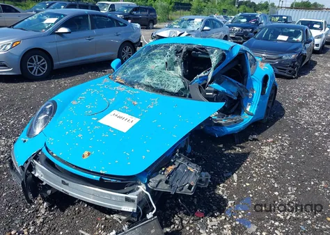 2016 Porsche 911 R from USA, damaged, VIN WP0AF2A93GS192623